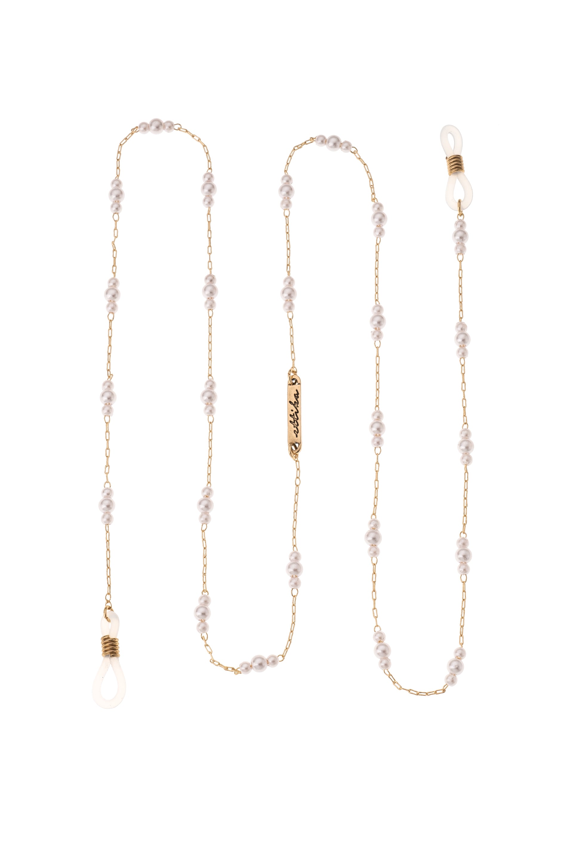 Pearl Moments Glasses Chain on white