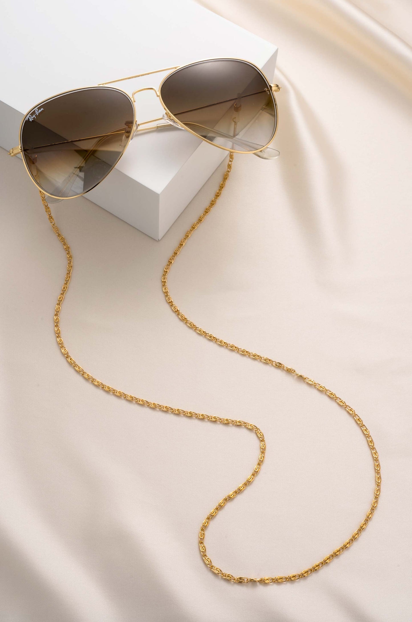 Level Up Eyeglass Chain Gold Tone 3