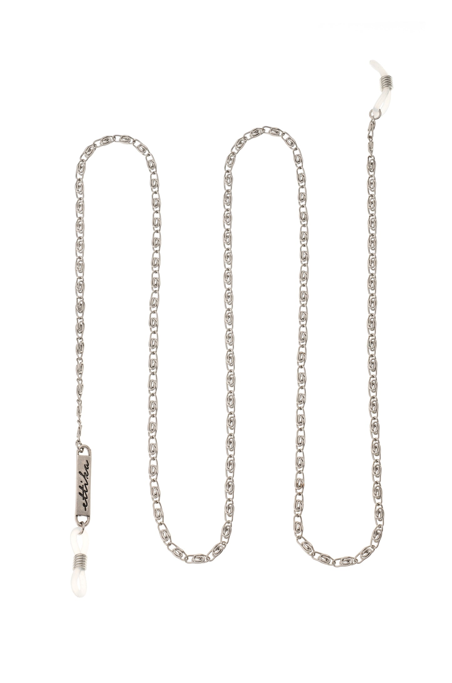 Level Up Eyeglass Chain Rhodium Plated