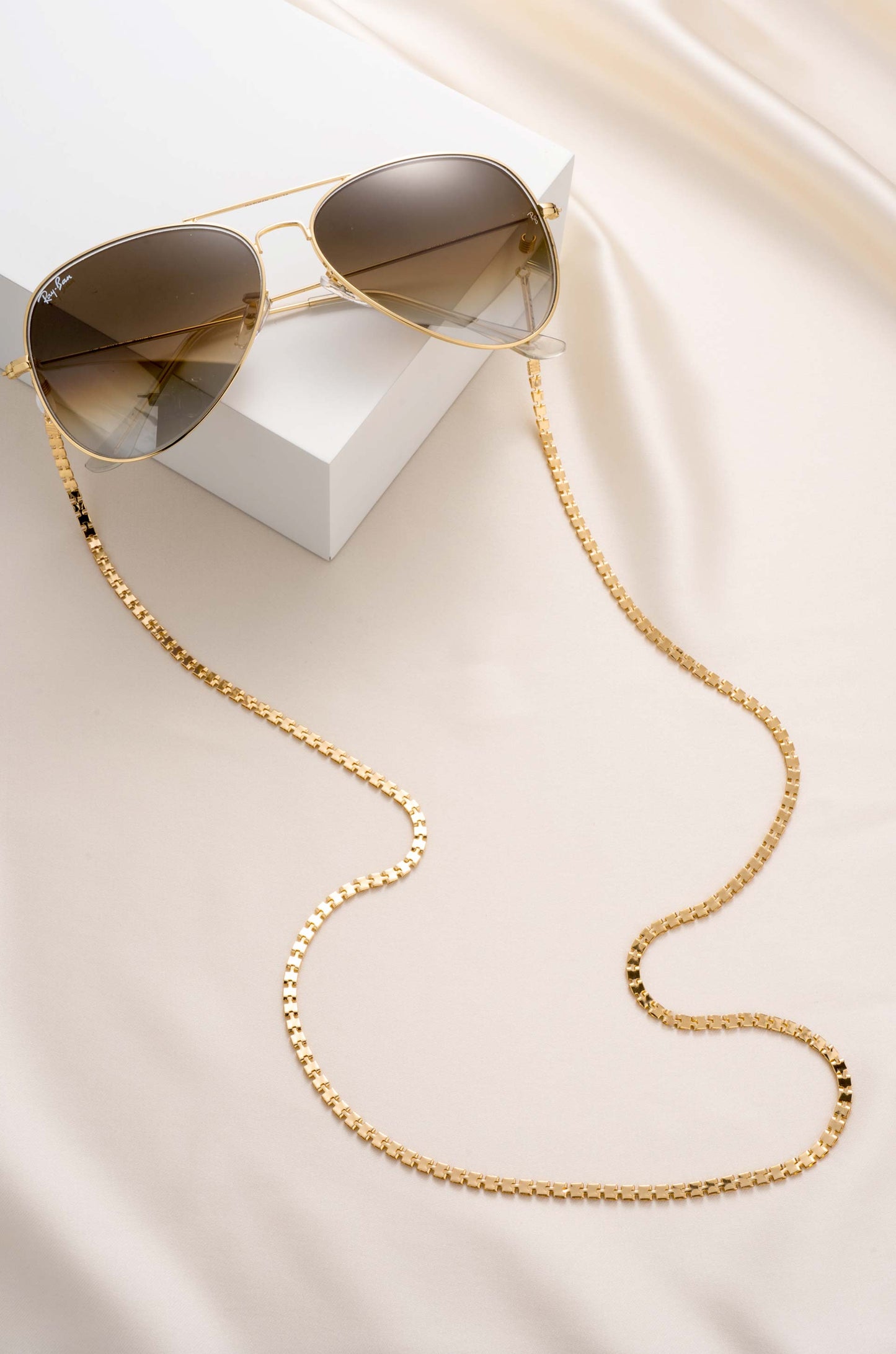 Desert Dweller Glasses Chain on slate