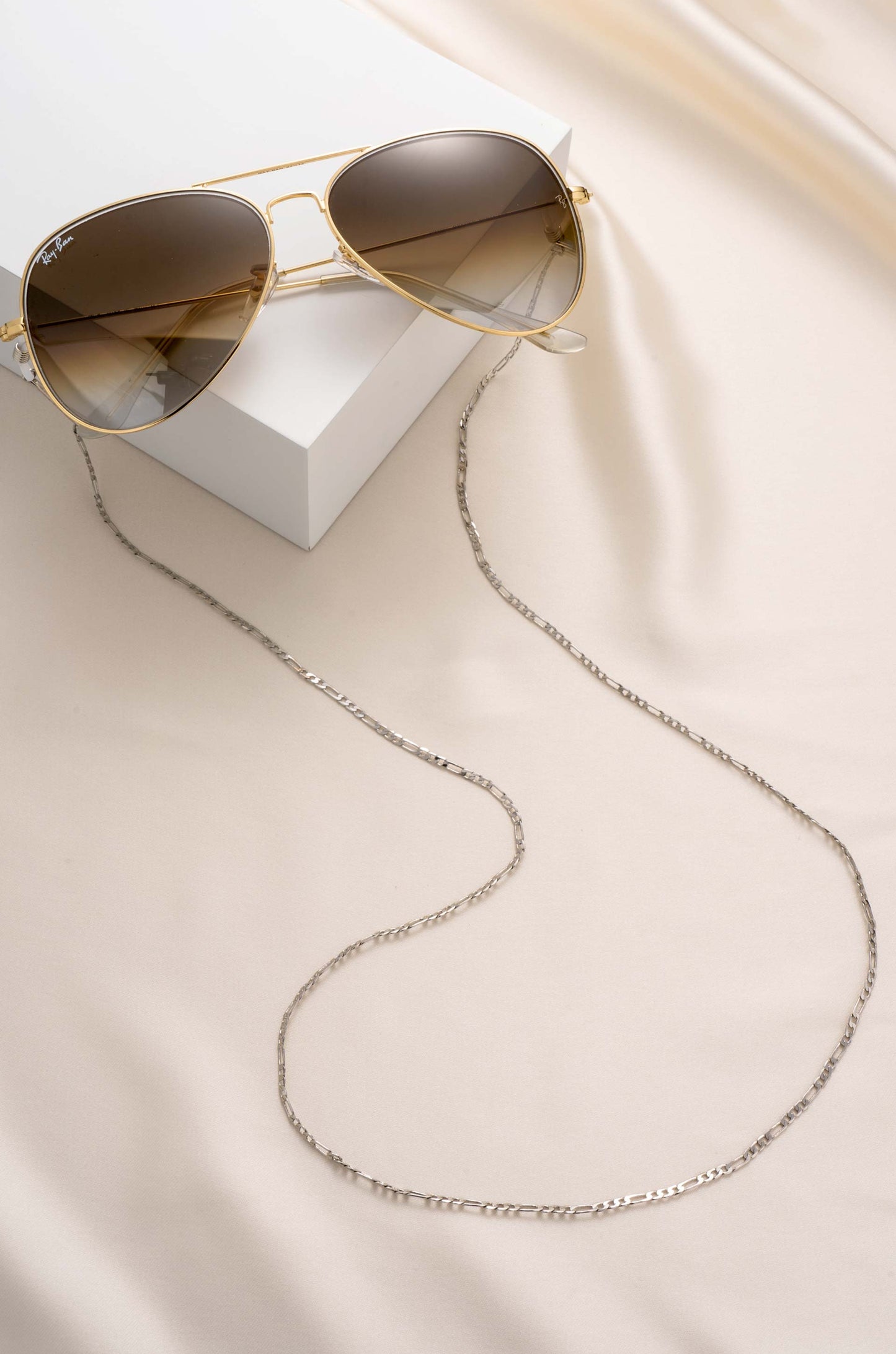 Everyday Eyeglass Chain Rhodium Plated 2