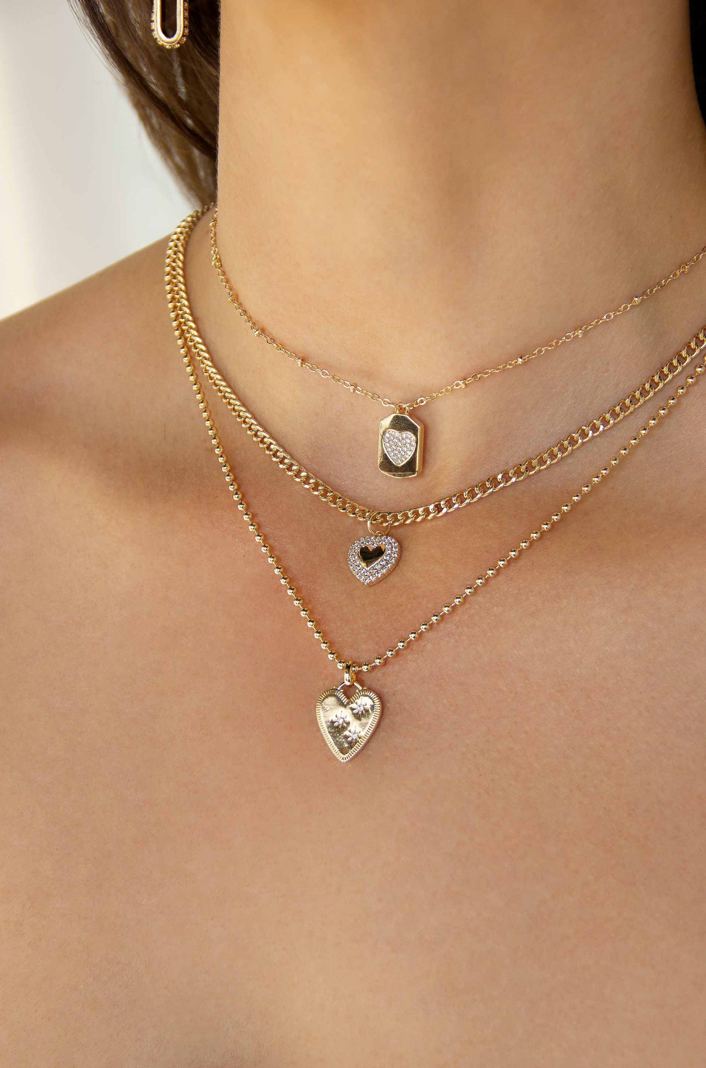 Love to Love Necklace Set on model
