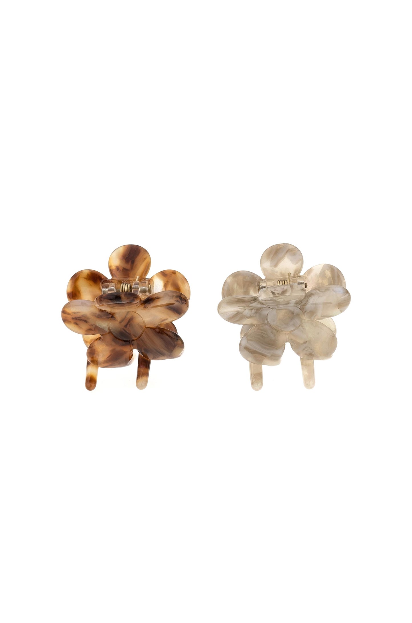 Garden Life Hair Claw Set on white top view