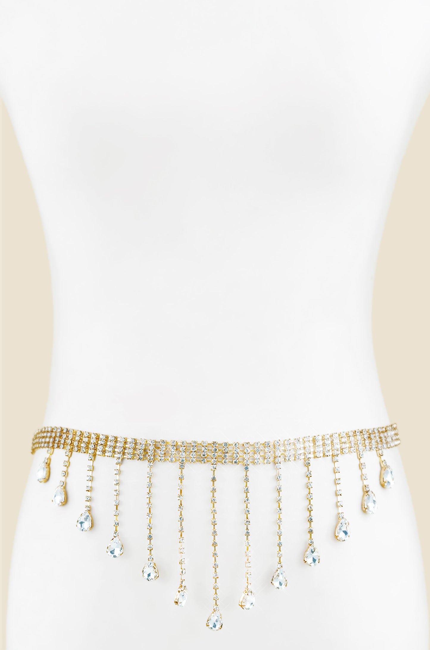 Crystal Raindrop Belt front