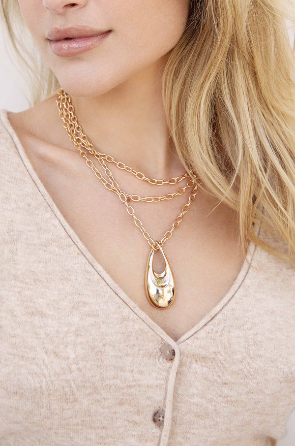 Infinity Layered Necklace Second