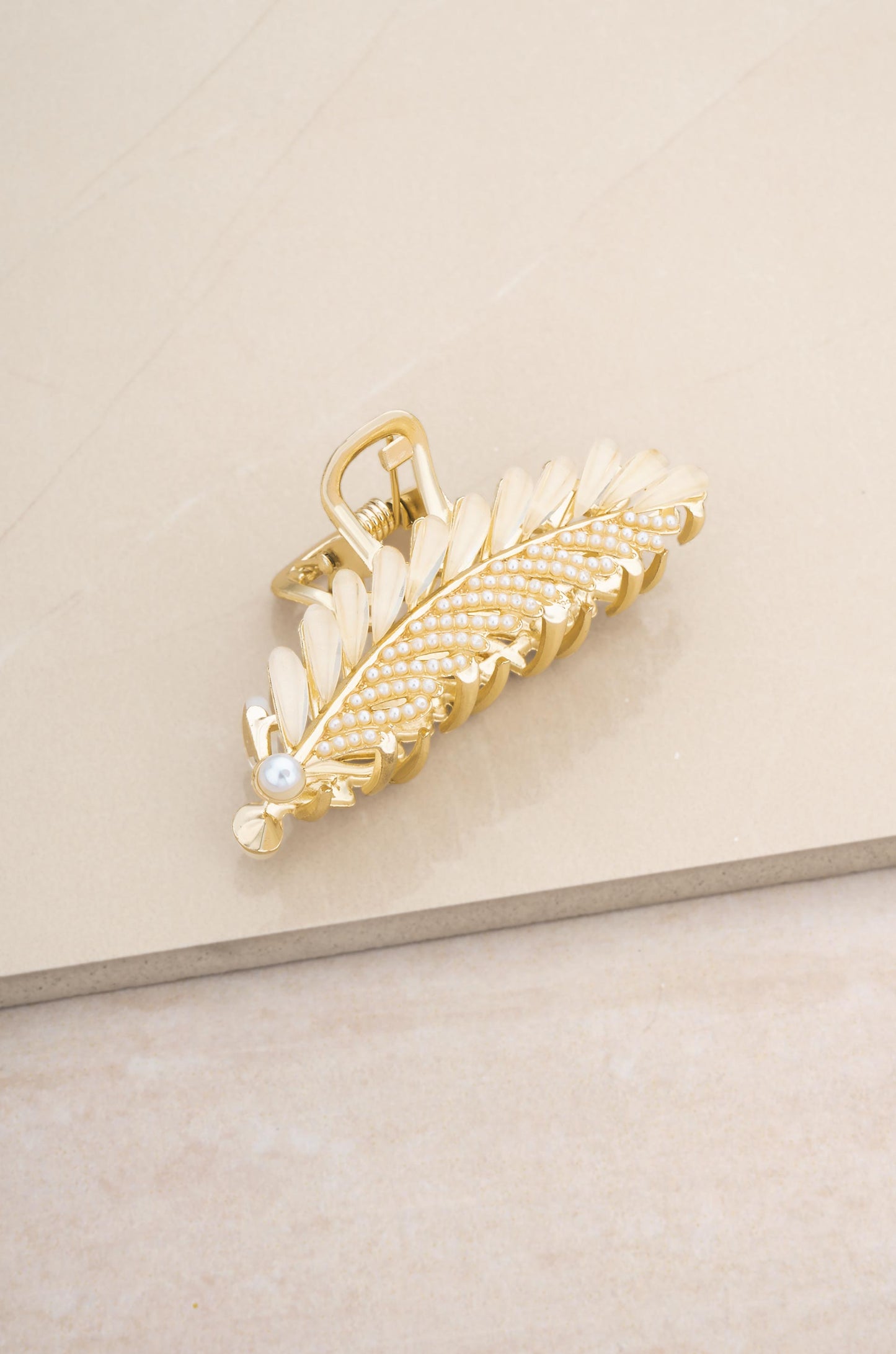 Greek Goddess Hair Claw on slate