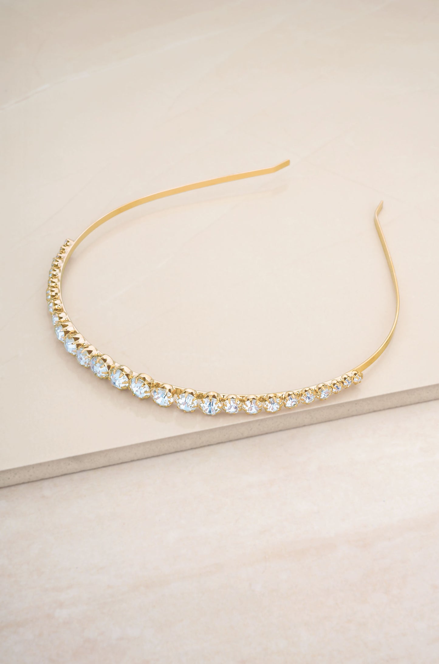 Crystalized Headband on slate