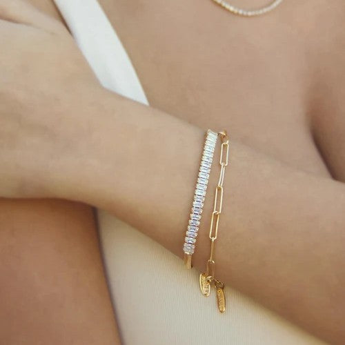 Gold Crystal Bracelets