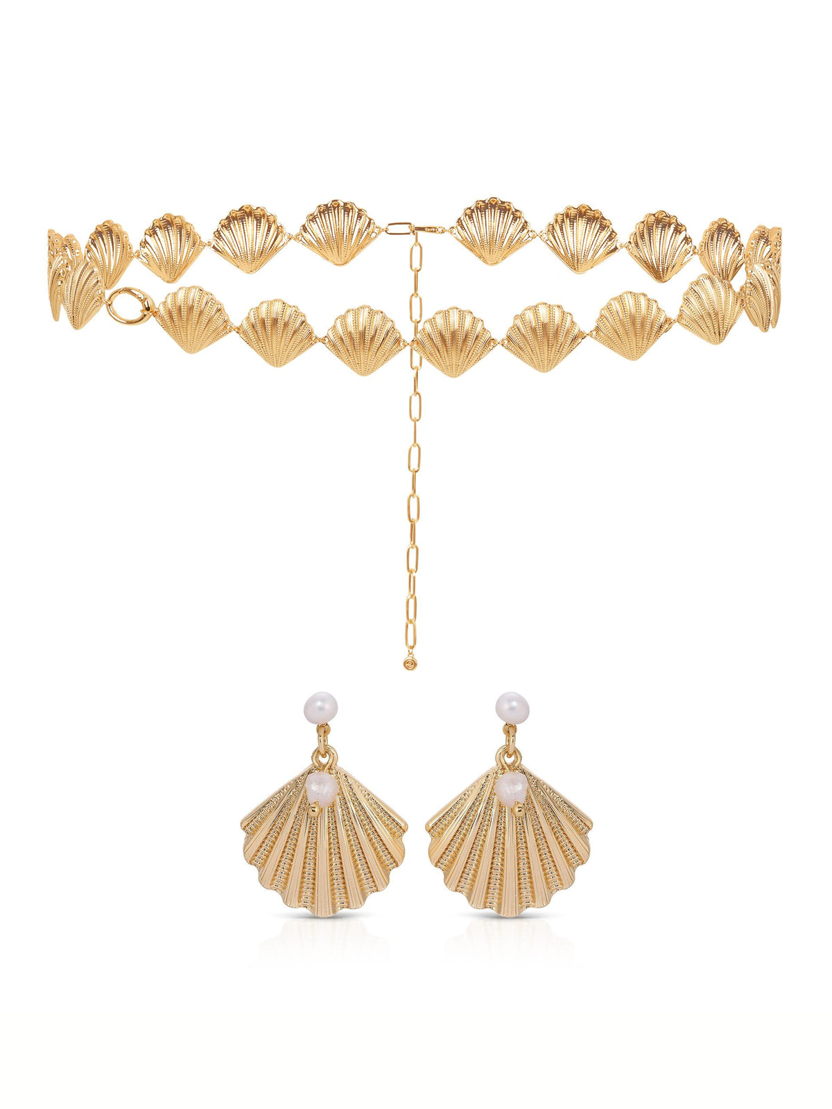 Scallop Shell Dual Wear Set