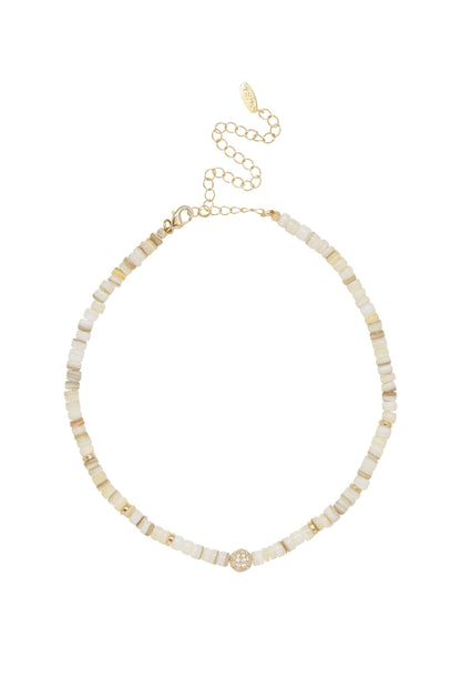 Make Waves Layered 18k Gold Plated Crystal Necklace Set