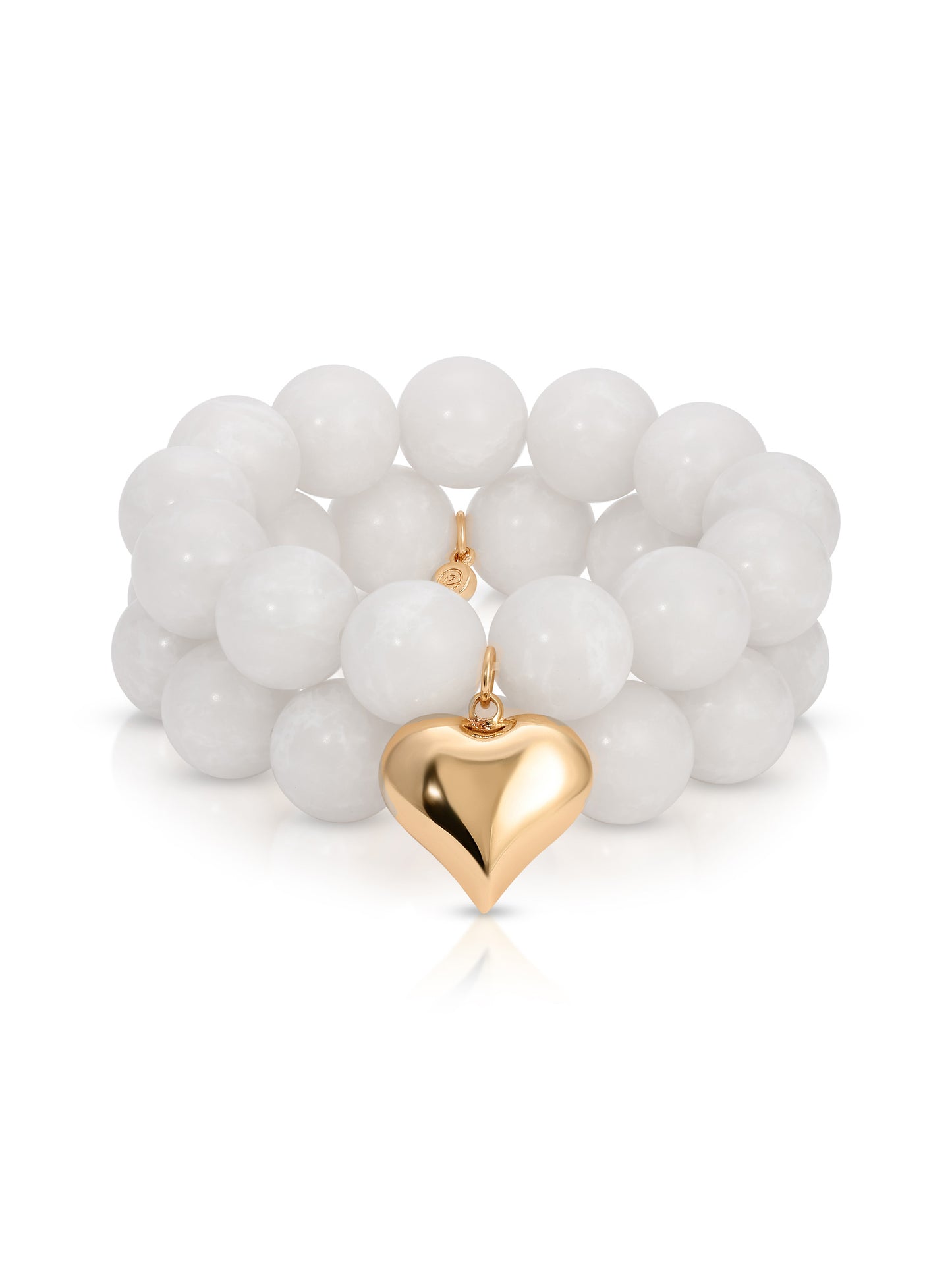 Luck and Love Bone Bracelet Set with 18K Gold Plating 1