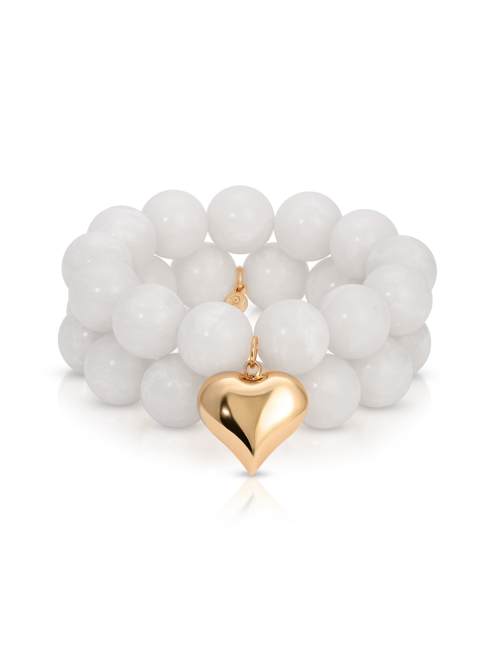 Luck and Love Bone Bracelet Set with 18K Gold Plating 1