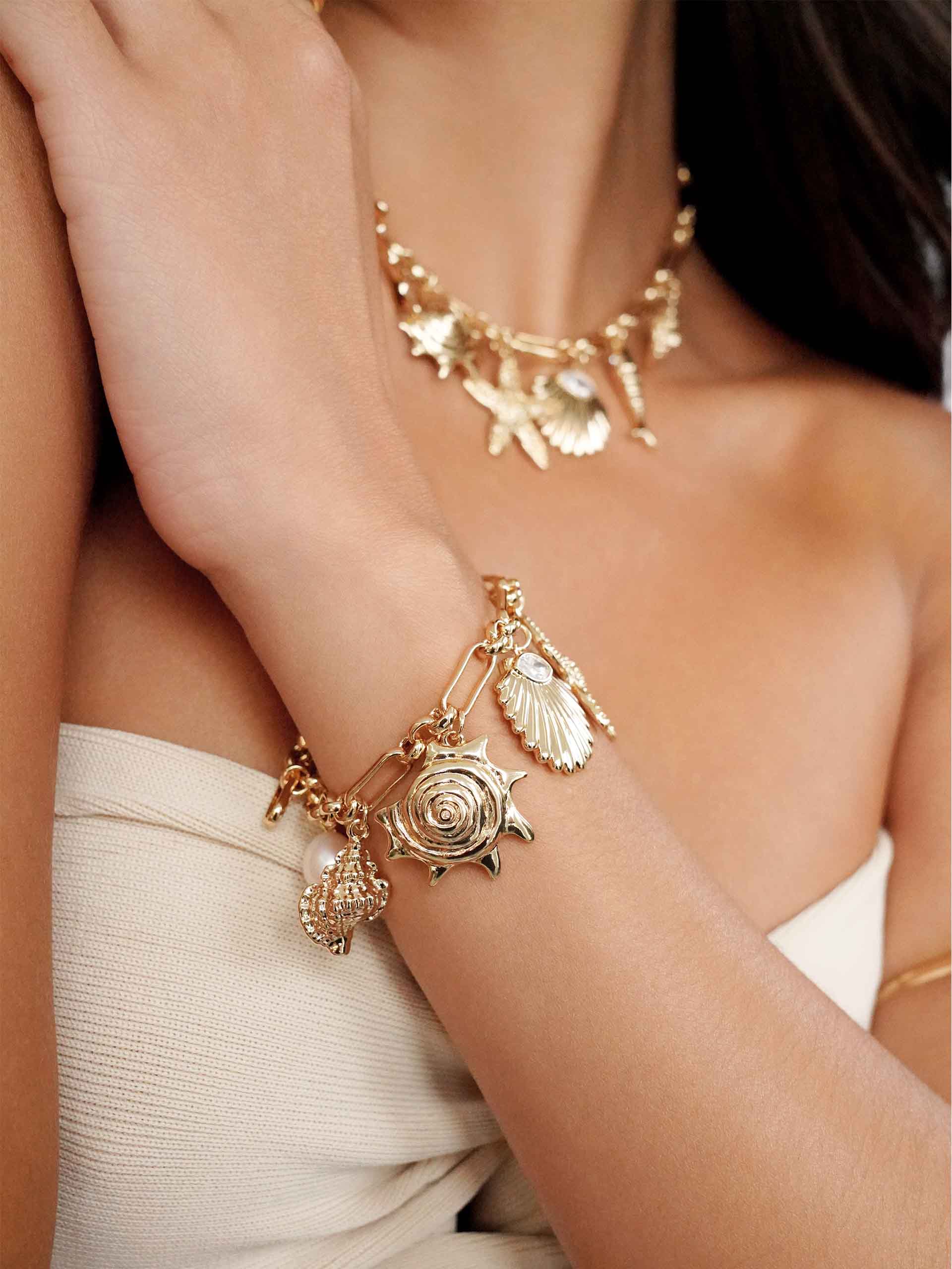 Oceanic Dreams Charm Bracelet on model