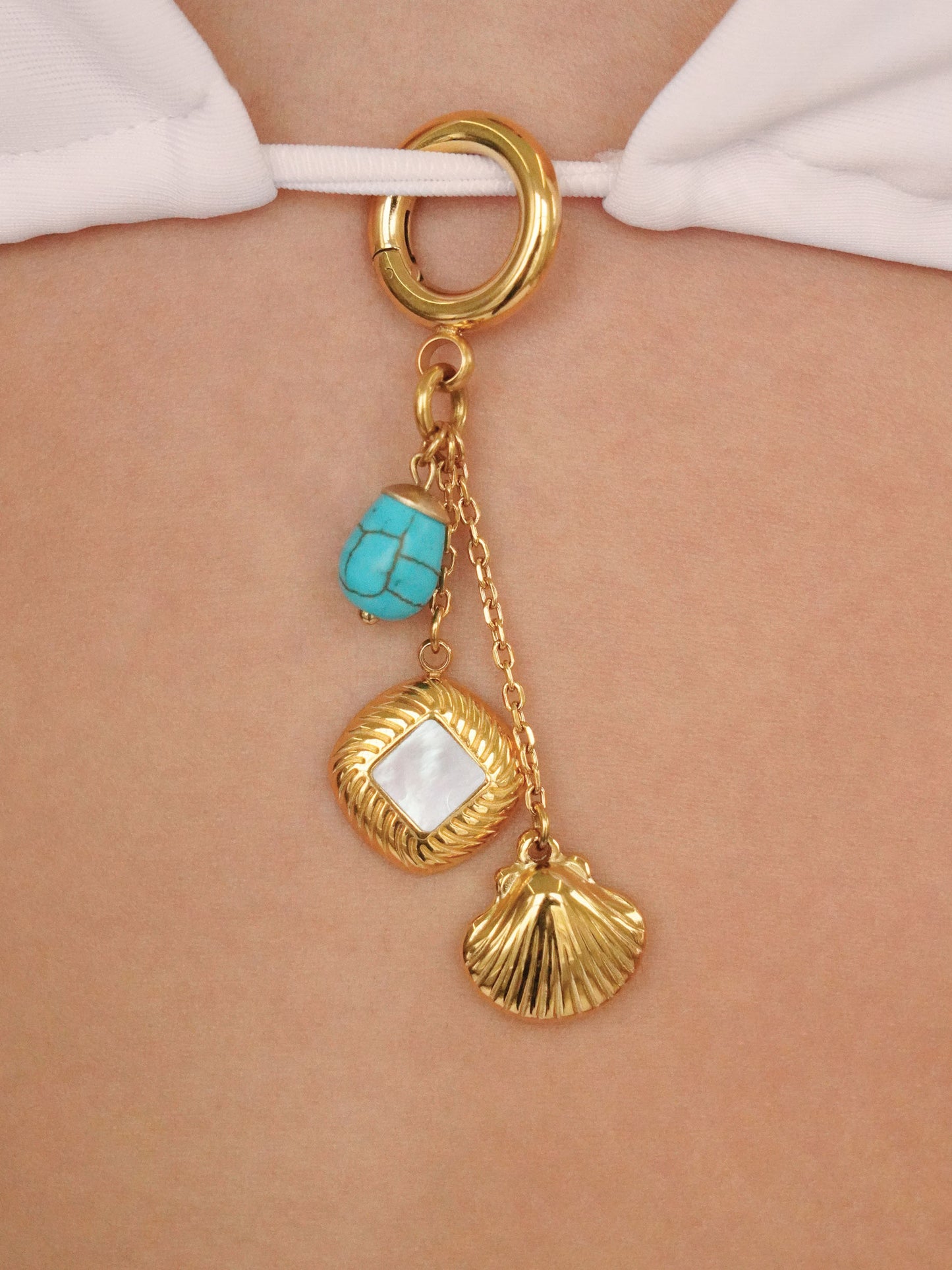 Golden Shore Bikini Charm