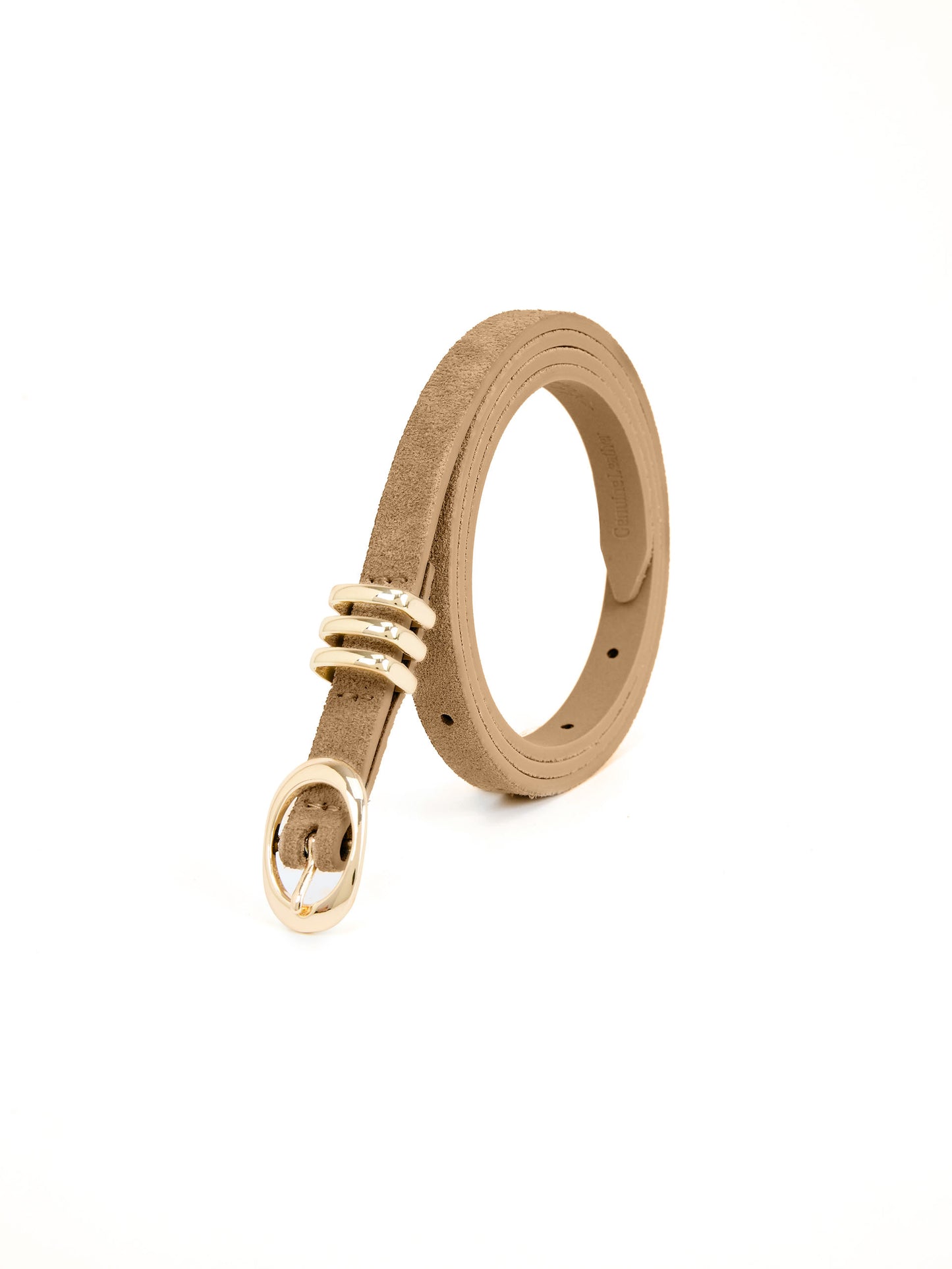 Classic Skinny Belt in Shiitake