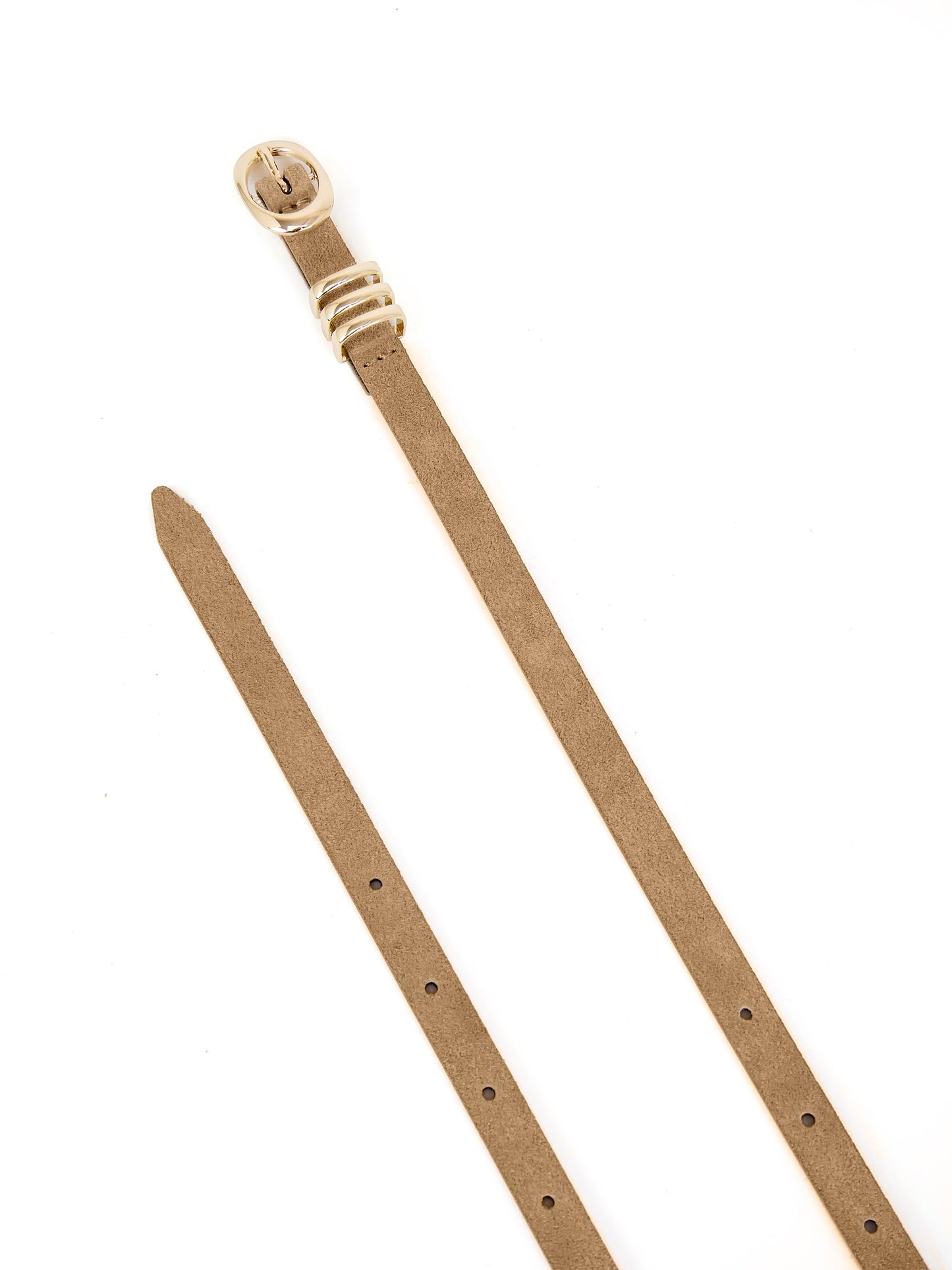 Classic Skinny Belt in Shiitake