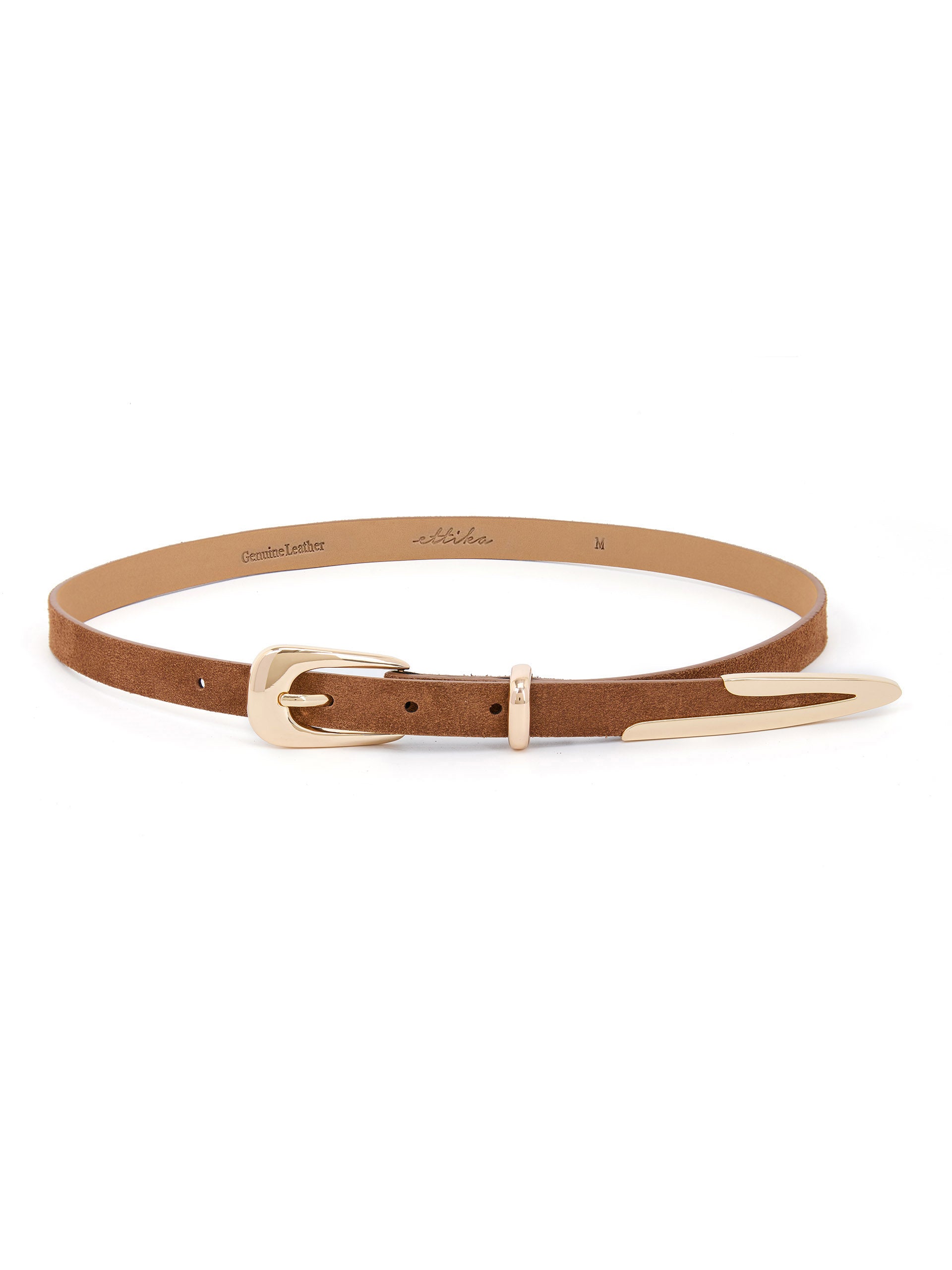 Modern Saddle Belt in Mocha