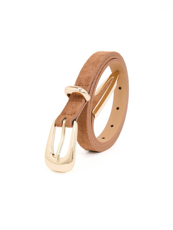 Modern Saddle Belt in Mocha Second