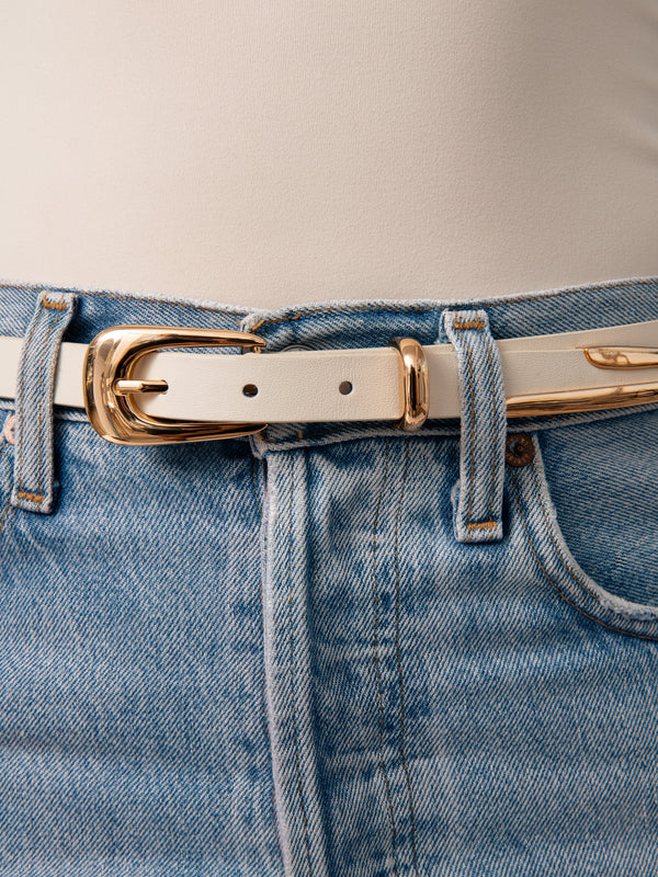 Modern Saddle Belt in Vanilla Second
