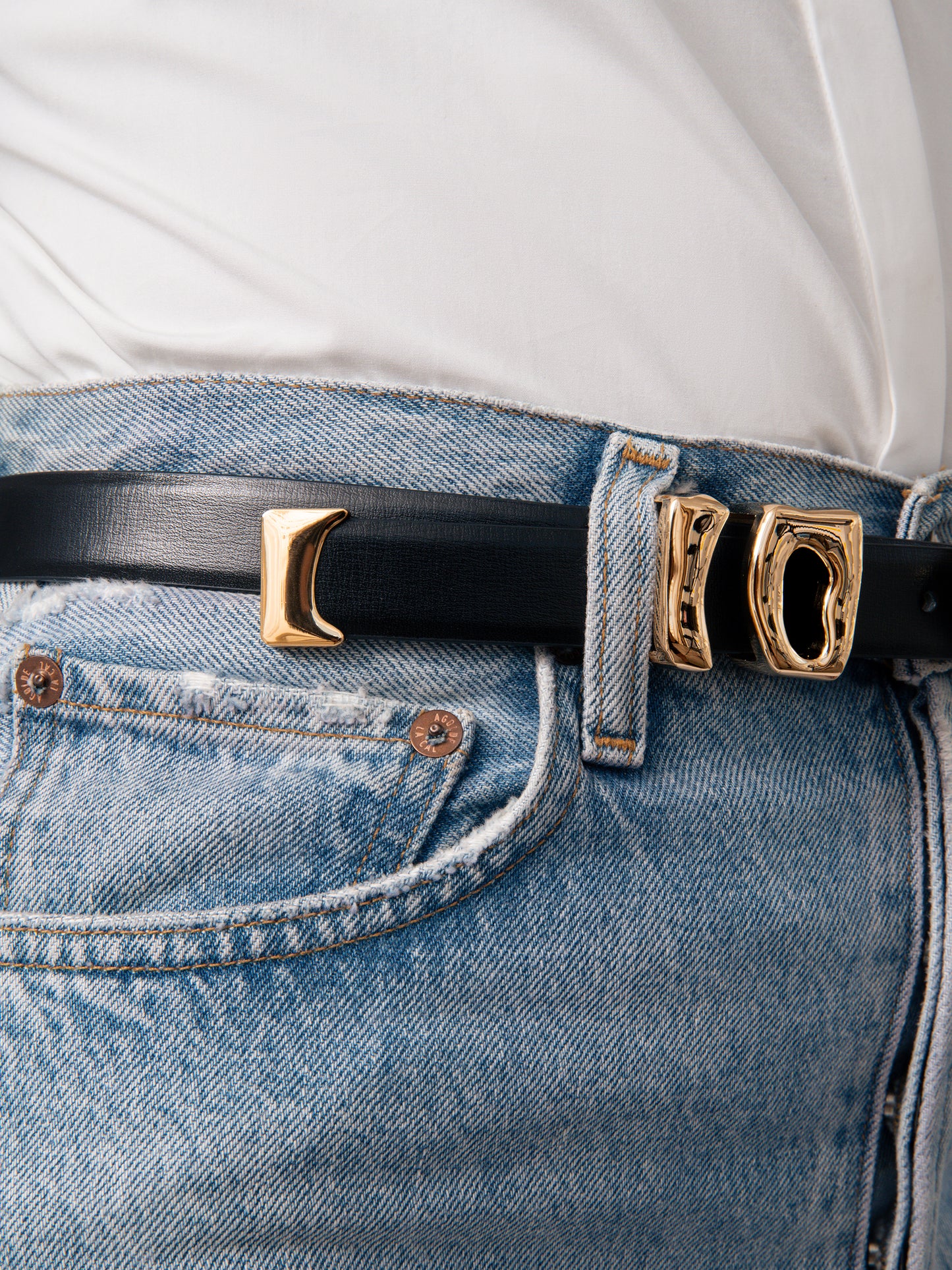 Molten Metal Belt in Black
