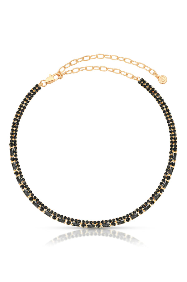 Dainty Crystal Strands Choker
