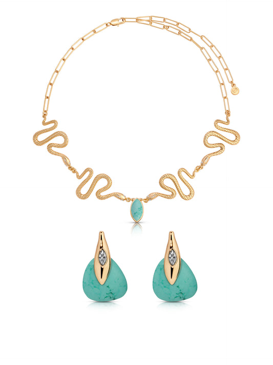 Turquoise Snake Solstice Set