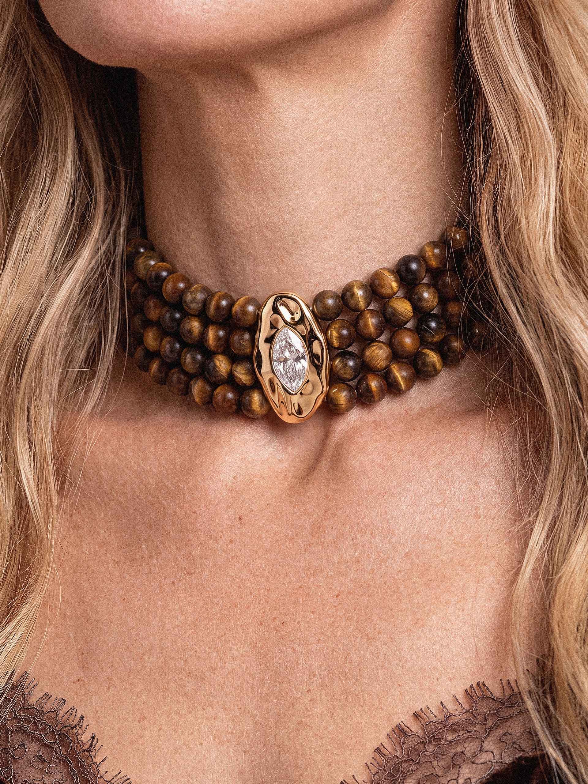 Tiger's Eye Luxe Choker