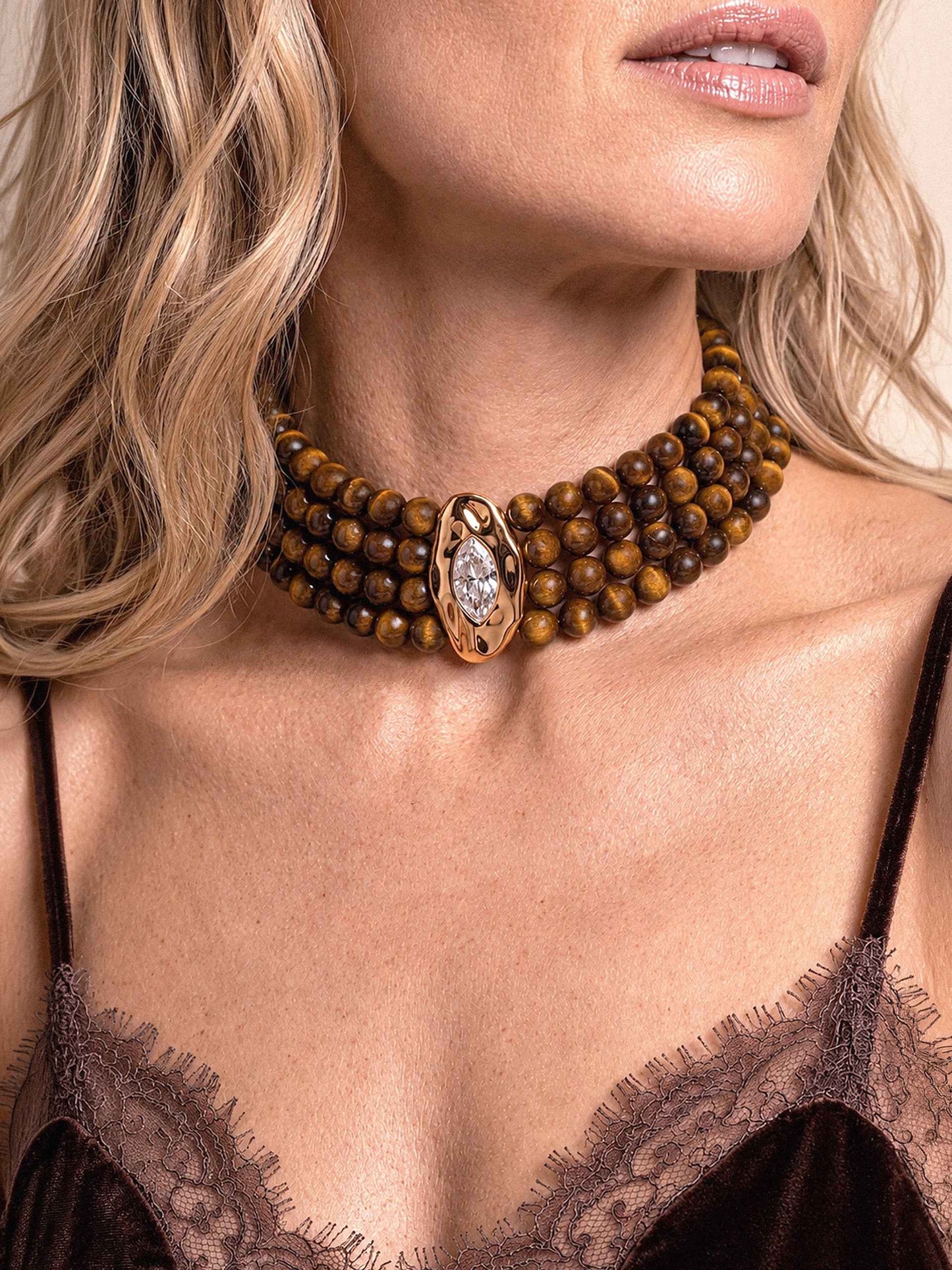 Tiger's Eye Luxe Choker