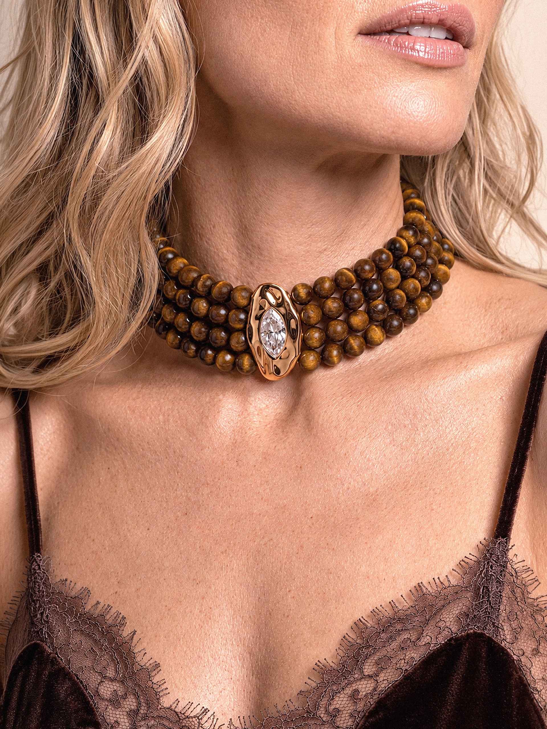 Tiger's Eye Luxe Choker
