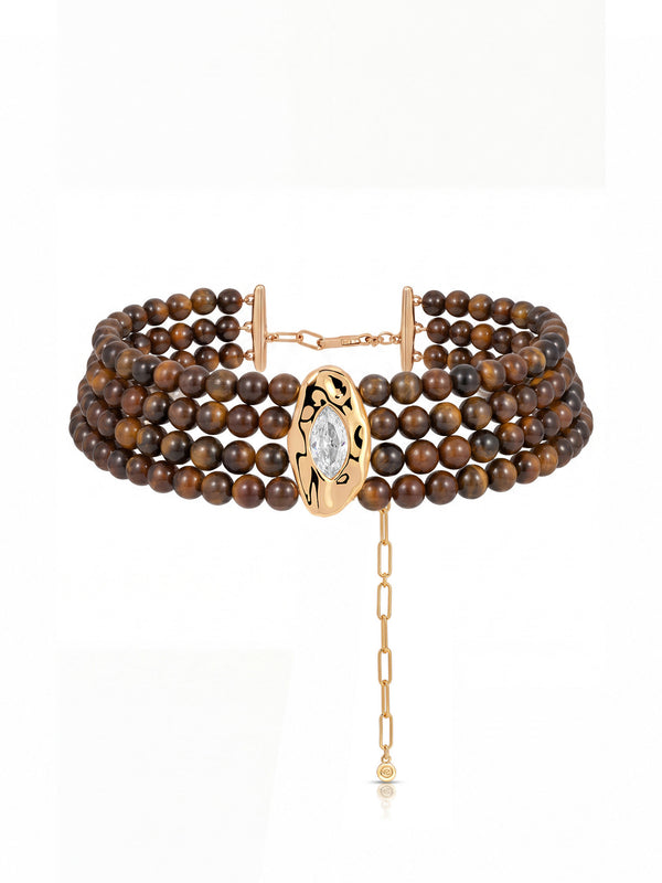 Tiger's Eye Luxe Choker