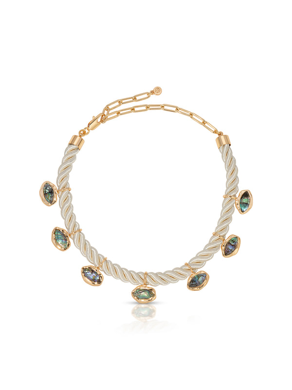 Midnight Luxe Abalone Choker