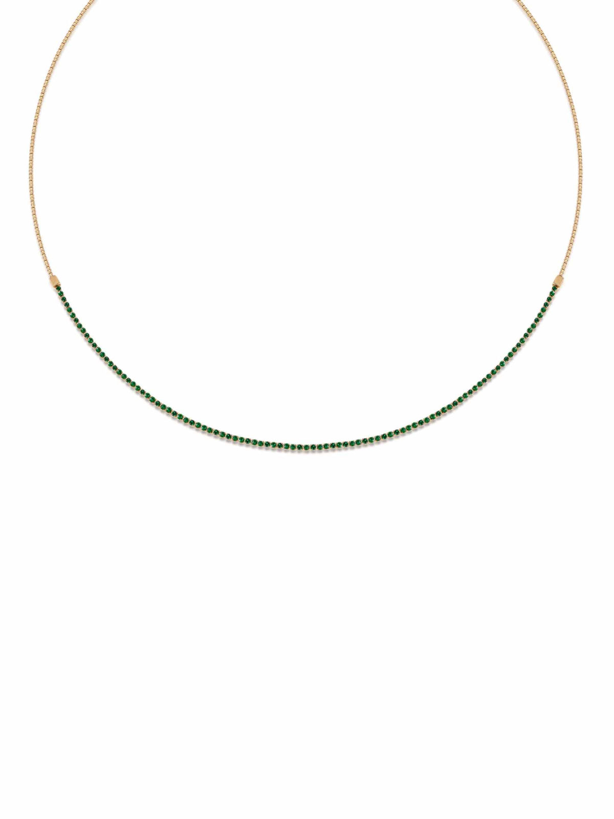 Emerald Crystal with 18k Gold Plating 2