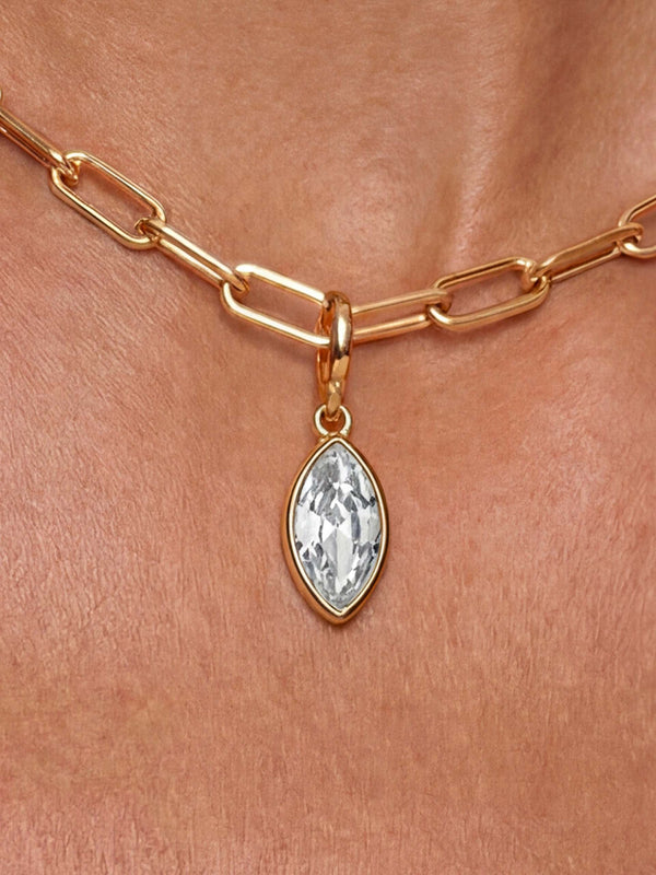 Clear Crystal Charm Second