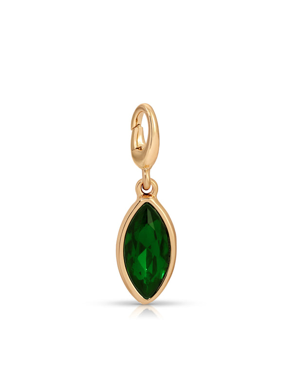 Emerald Crystal Charm