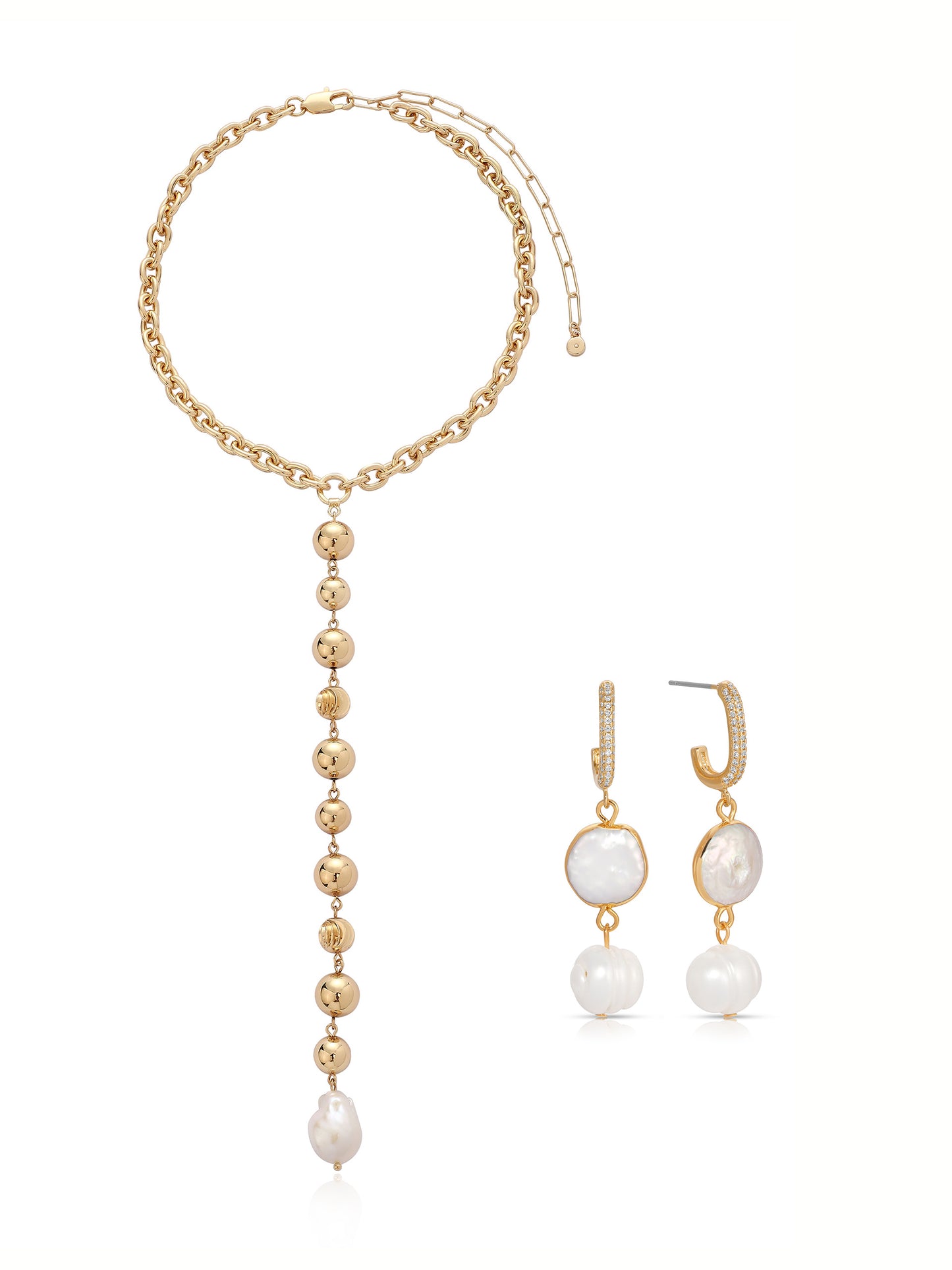 Deep Drop Freshwater Pearl Set