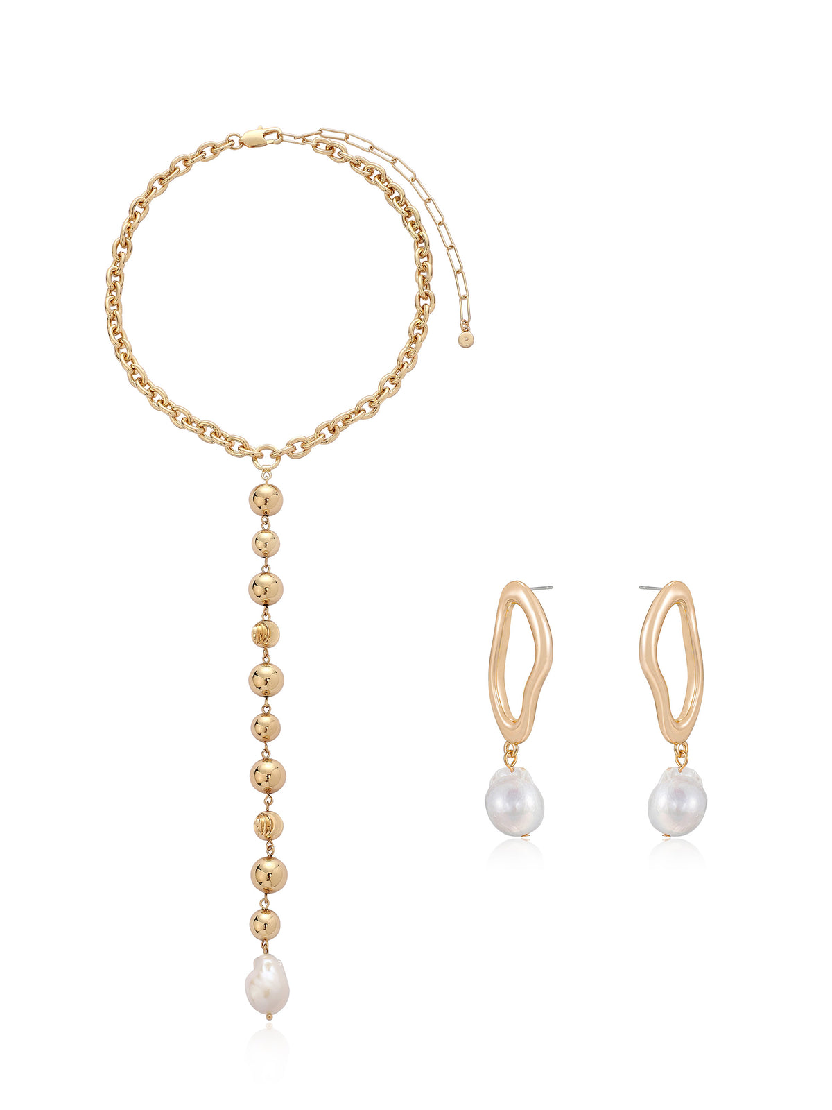 Deep Drop Pearl Set