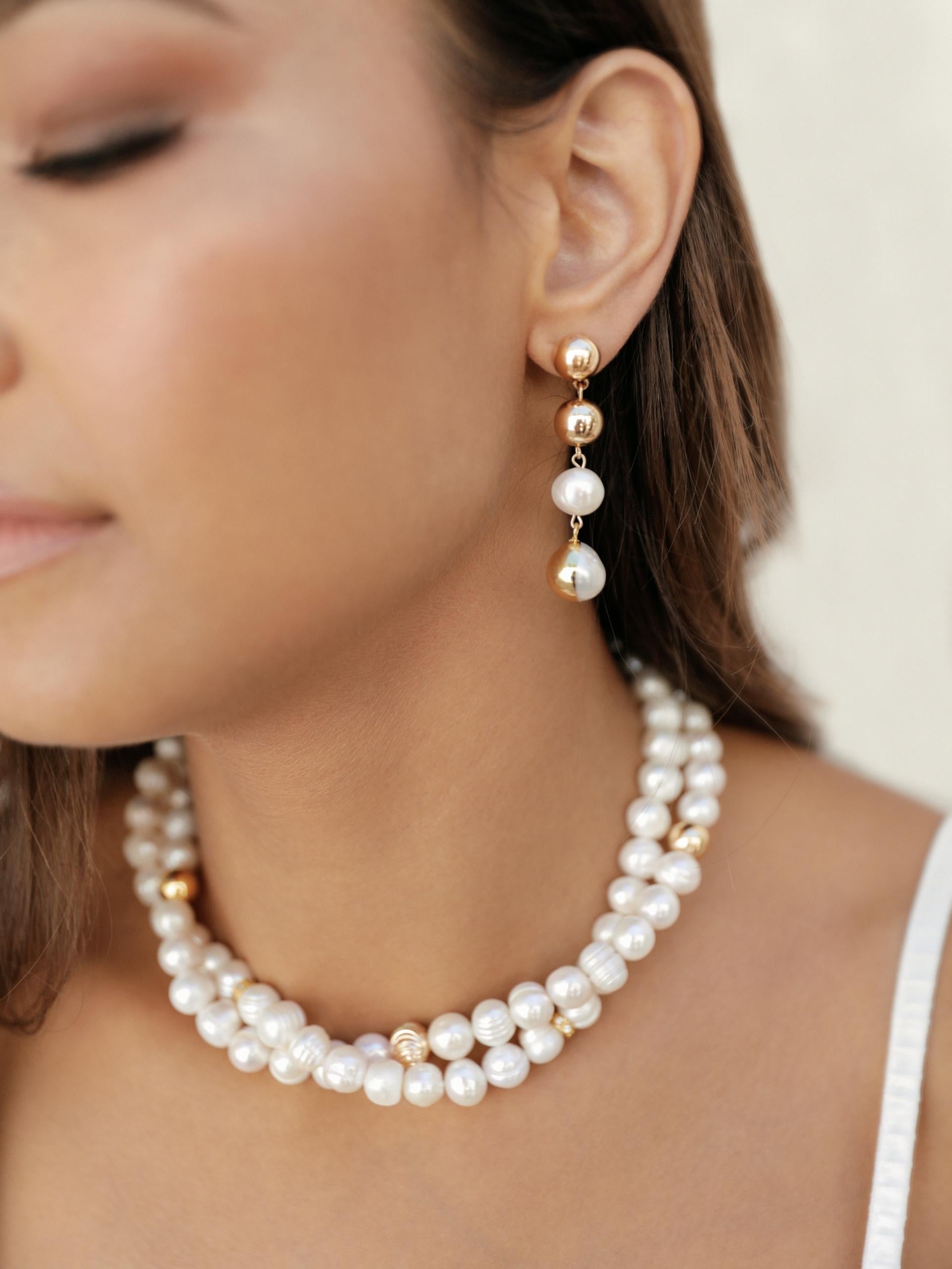 Double Strand Pearl Set