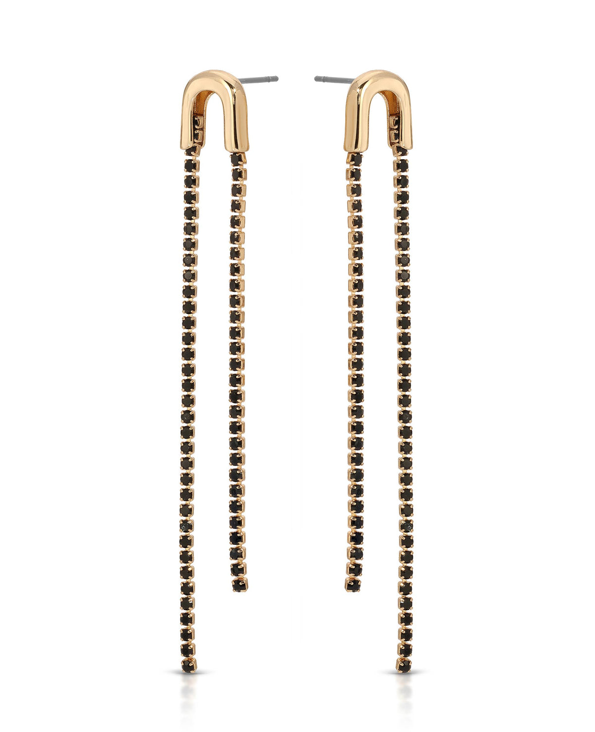 Black Crystal with 18k Gold Plating 3