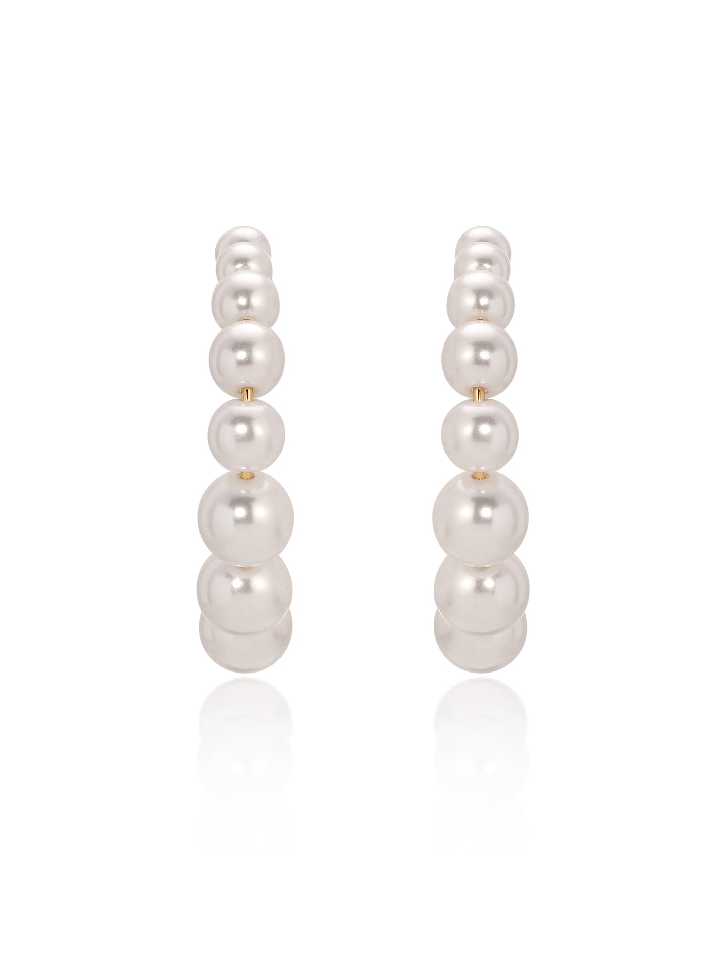 Pearl Bubble Hoops Pearl 2