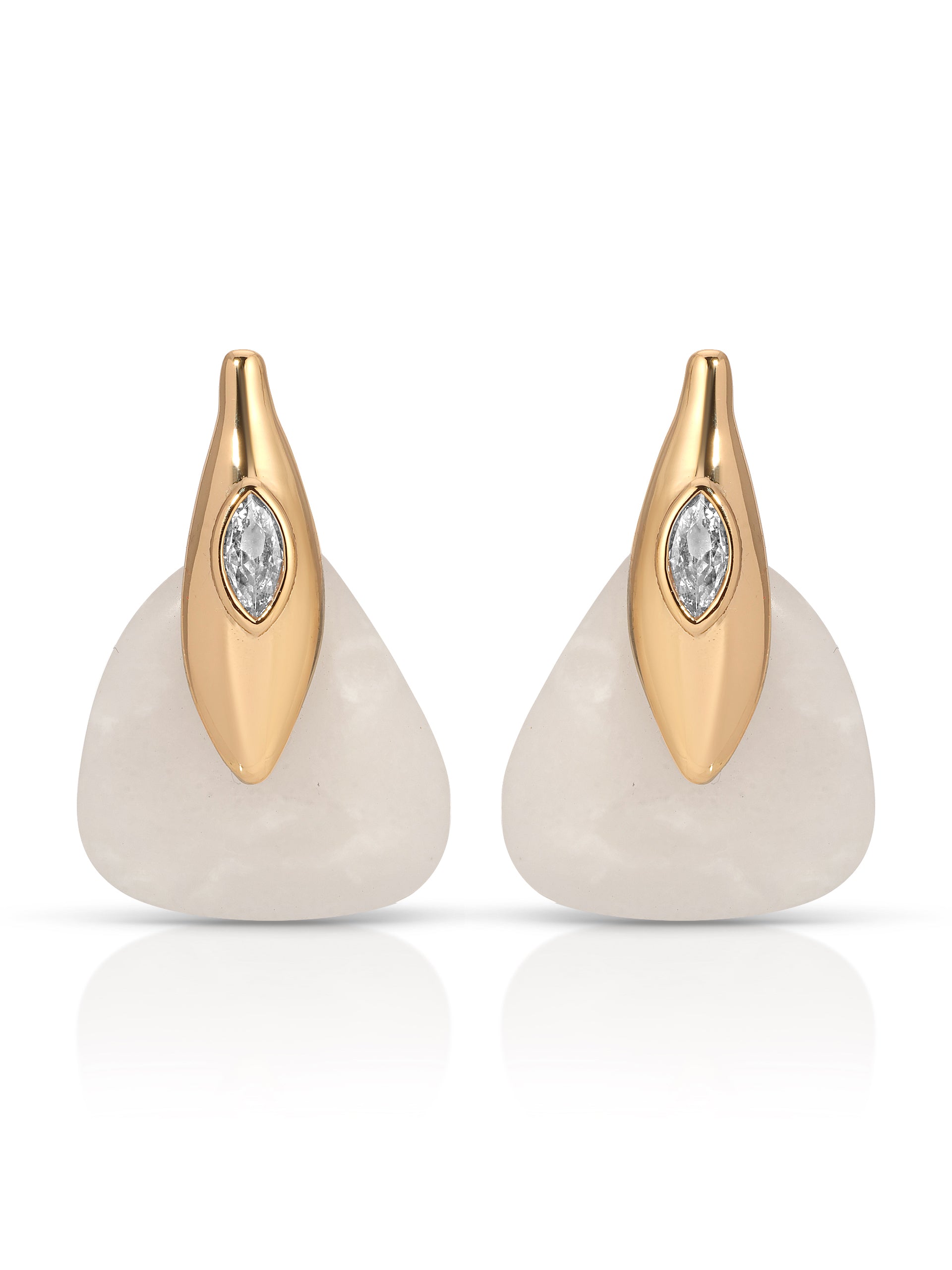 Solstice Earrings in Bone