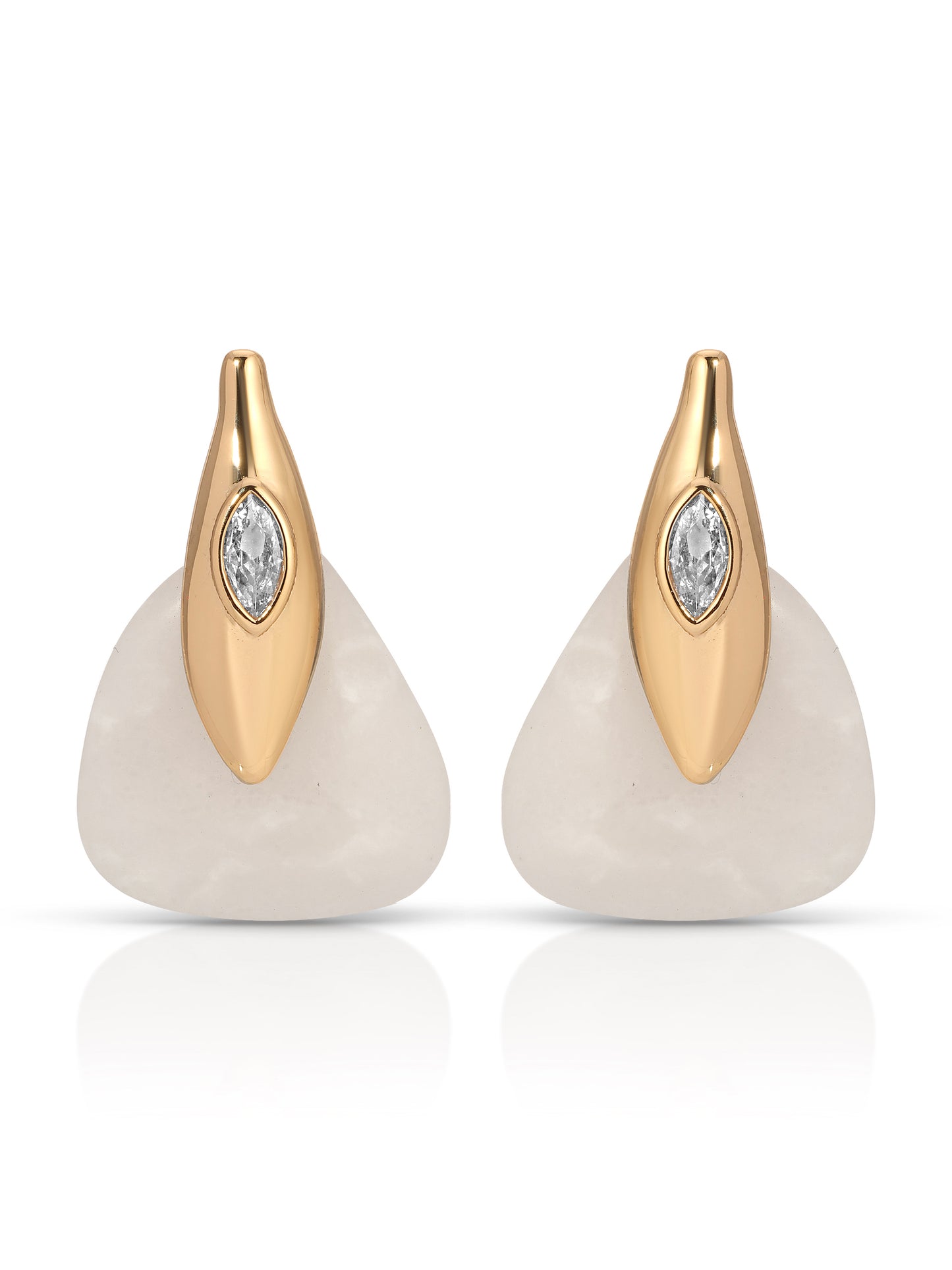 Solstice Earrings in Bone