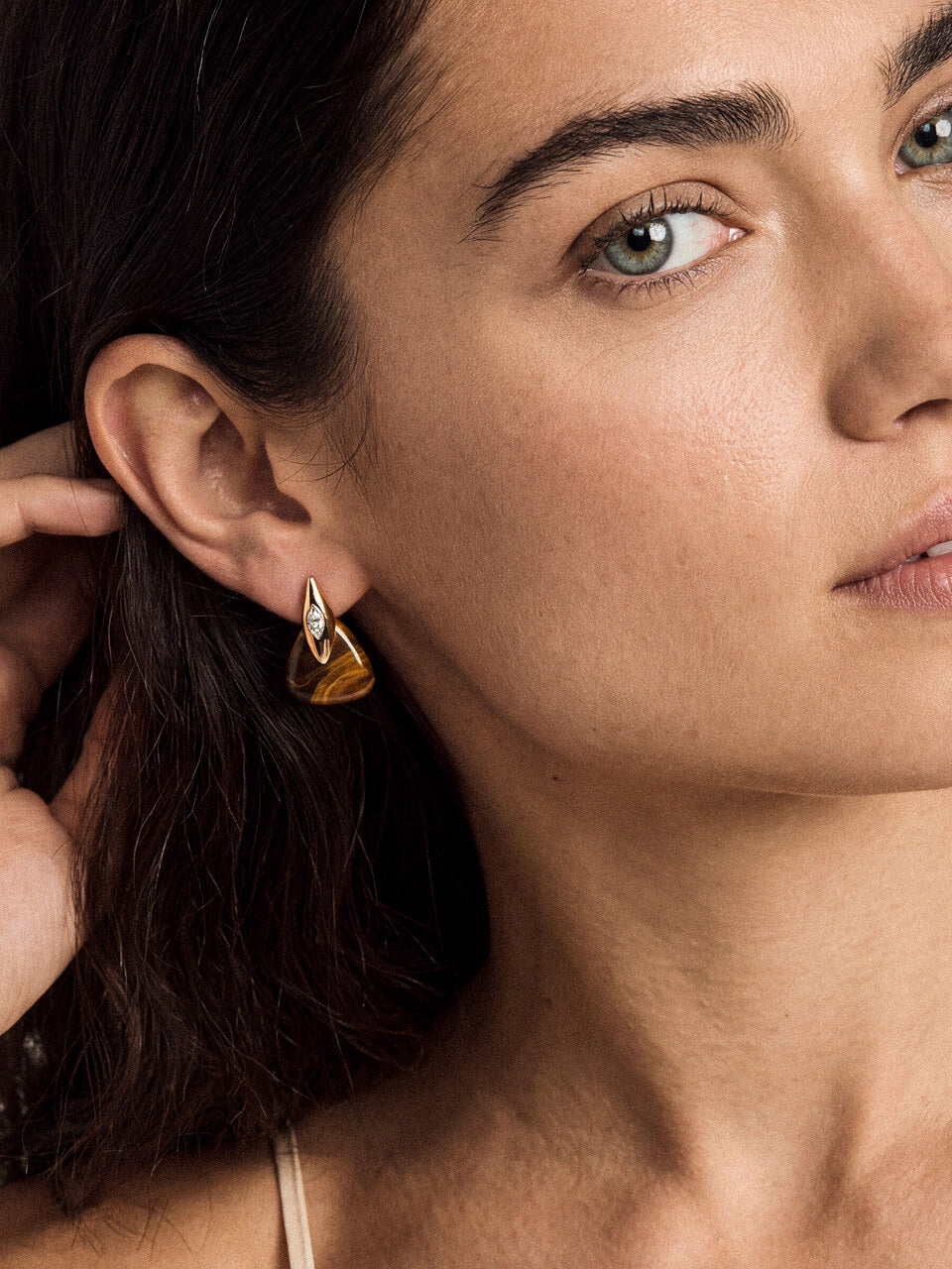 Tiger's Eye Solstice Earrings