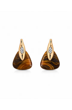 Tiger's Eye Solstice Earrings