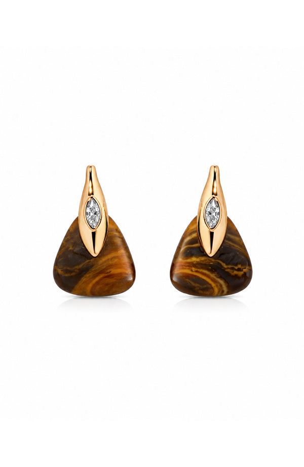 Tiger's Eye Solstice Earrings
