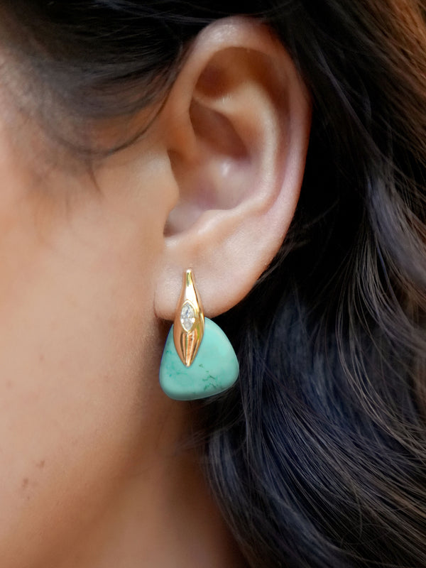 Turquoise Solstice Earrings Second