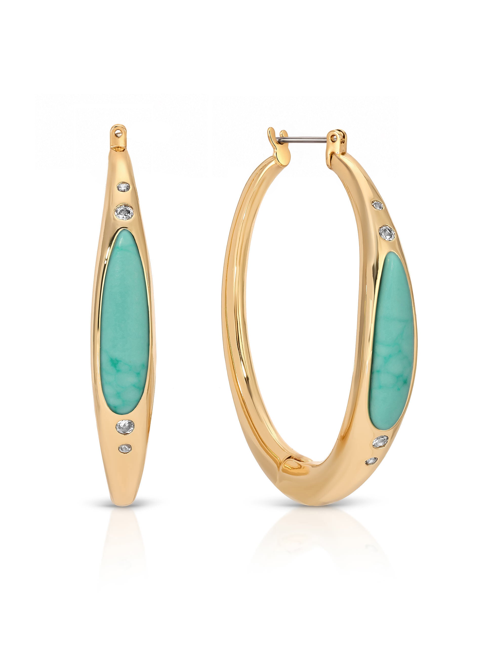 Turquoise Solstice Hoops