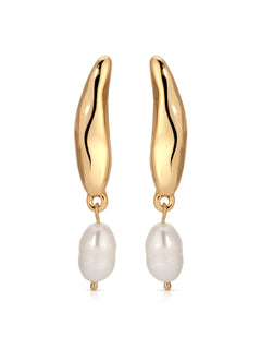 Liquid Luxe Pearl Earrings