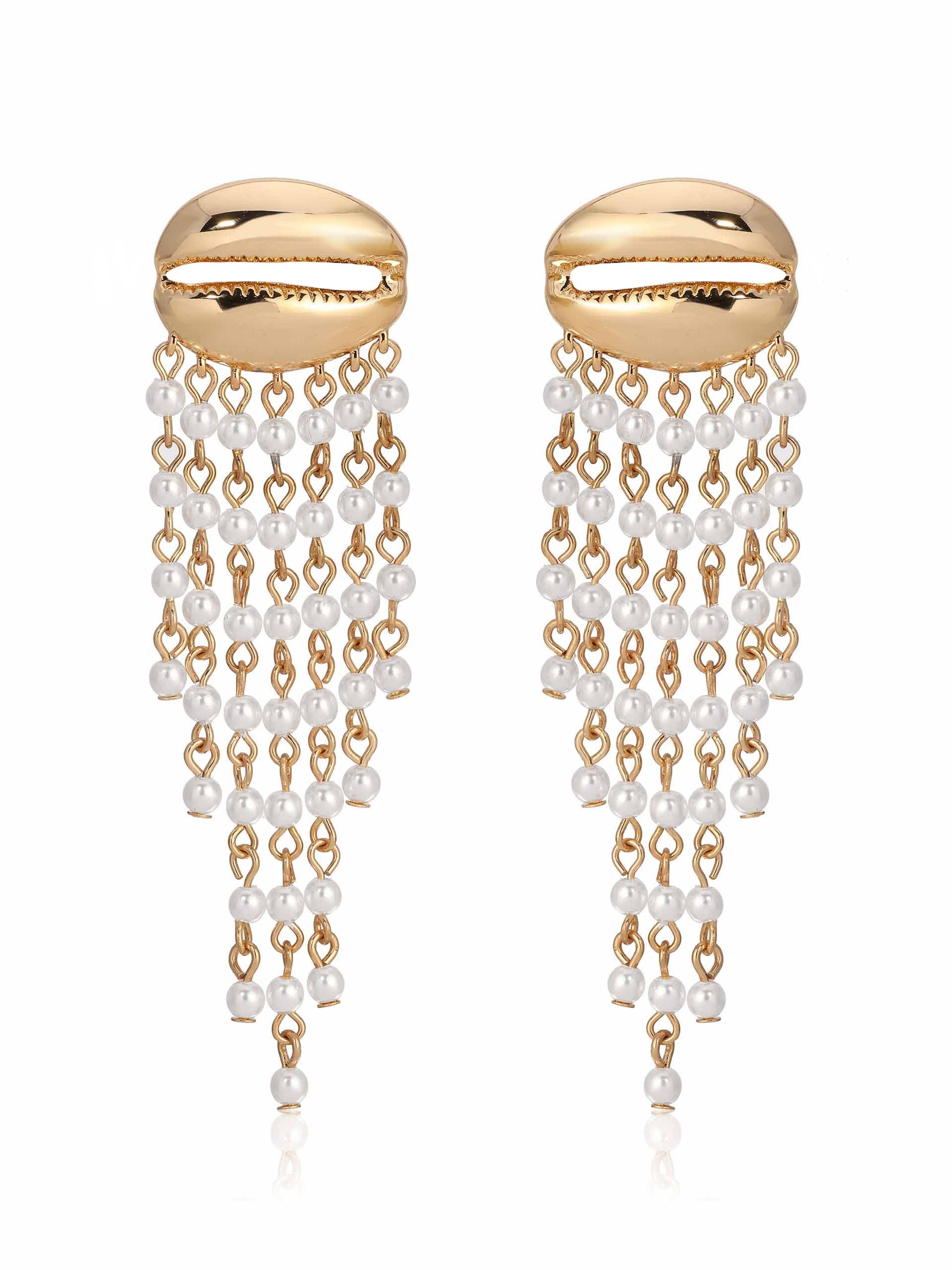 Mykonos Shell Dangle Earrings