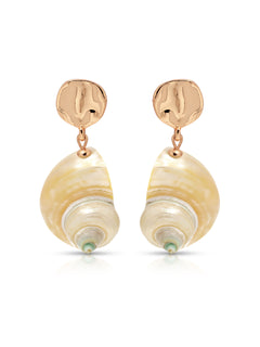 Sunken Treasure Shell Earrings