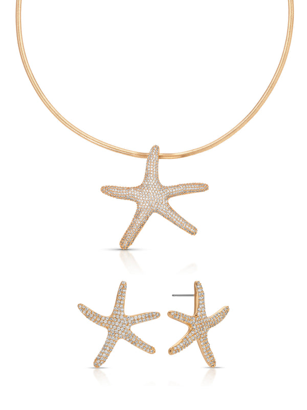 Pavè Starfish Set